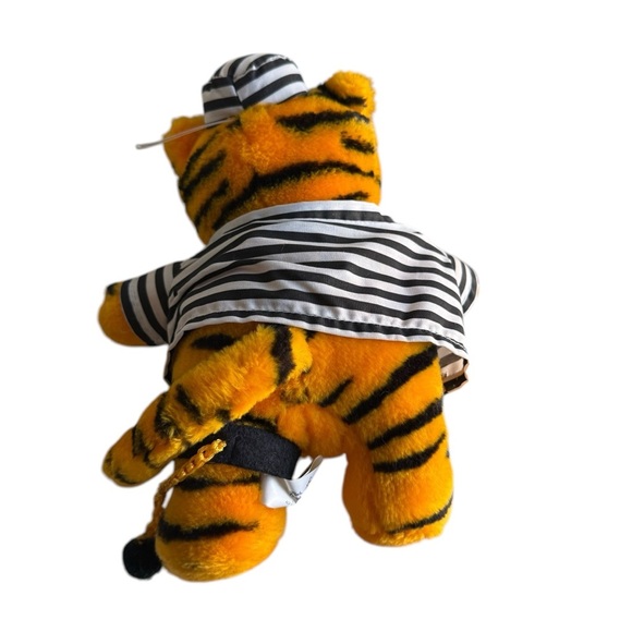 Heathcliff Plush Ace Novelty 1988 Mcnaught Syndicate Korea 10” Jailer Railroad - Picture 8 of 11